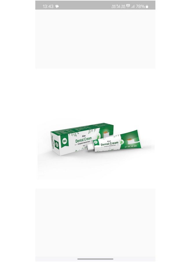 IMC IMC Ayurvedic Aloe Dental Cream | Controls Bad Breath | Pack Of 6, 600G 