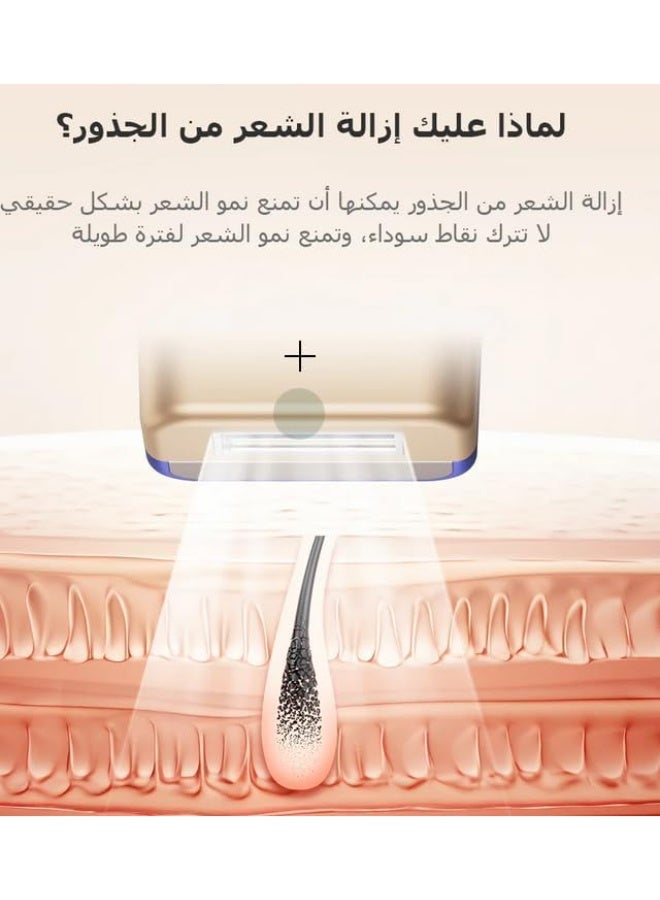 KinseiBeauty The KinseiBeauty T16 home laser hair removal device is blue and comes with two lenses for wider coverage and effective results (HR+SR). It features two lenses for ease of use and wider coverage. Safe for home use. - Image 3