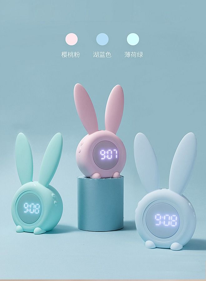 NIBEMINENT Rabbit Smart Alarm Clock Special For Students, Children And Office Workers  - Image 5