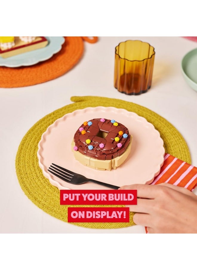 Max MAX Premium Snacks Building Bricks Collection (Doughnut) by ZURU. Building Bricks for Teens, Adults and Collectors. Build, Collect and Display your collection of delicious Snacks!  - Image 4