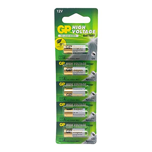 GP Batteries 23AE A23 12v Alkaline Batteries (Pack of 5) - Image 3