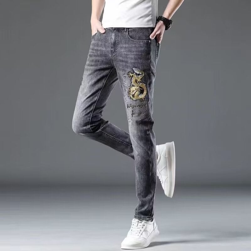 Unisex Casual Daily Denim Jeans - Image 3