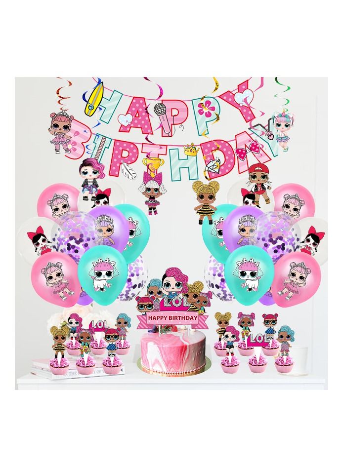 LOL Surprise Theme Birthday Party Decoration Box - Image 1