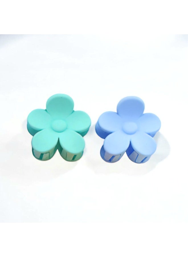 ٢ مشبك شعر صغير علي شكل وردة - Image 2