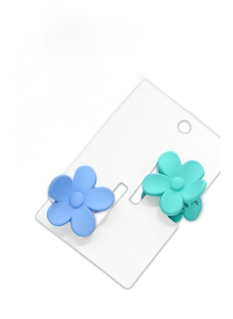 ٢ مشبك شعر صغير علي شكل وردة - Image 3