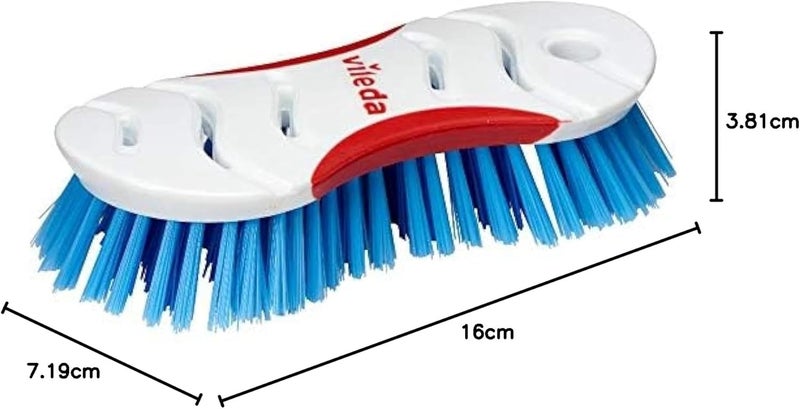 Vileda All Purpose Plastic Scrub Brush, Multicolor - Image 2
