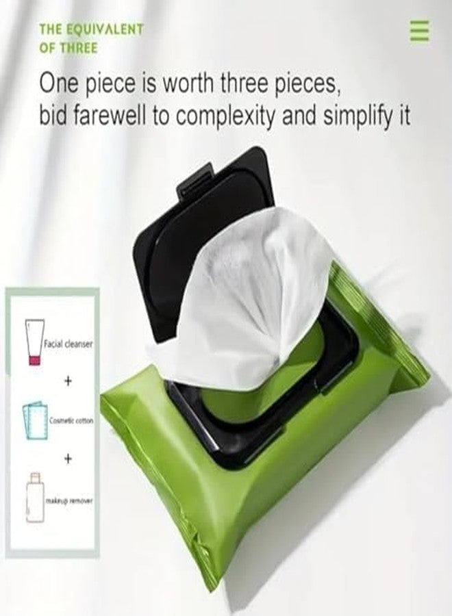 TENDULA Avocado Deep Cleansing & Moisturizing Makeup Remover Facial Wipes with Cucumber & Vitamin E -Hydrating, Refreshing, Soothing - Suitable For All Skin Types - Pack of 1 - Image 2