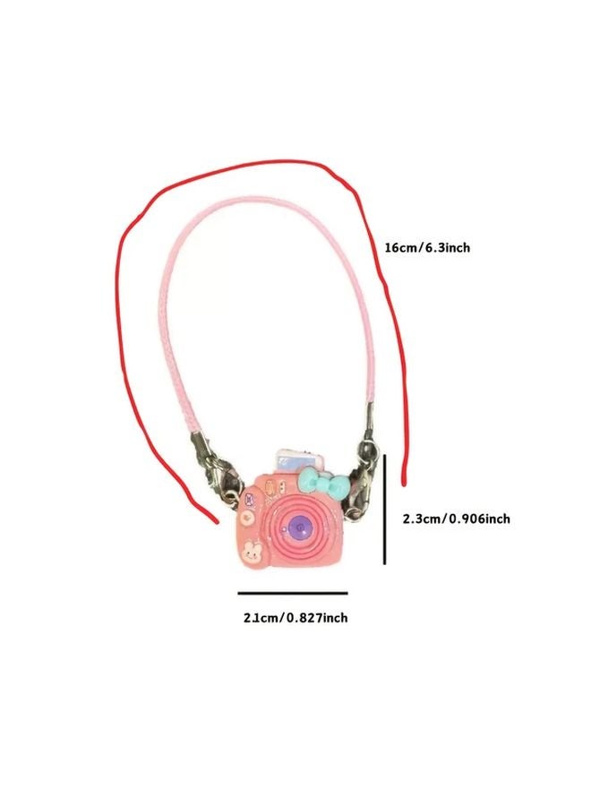 2PCS Mini Camera Doll Pendant Bow Accessory For Model Decorating - Image 4