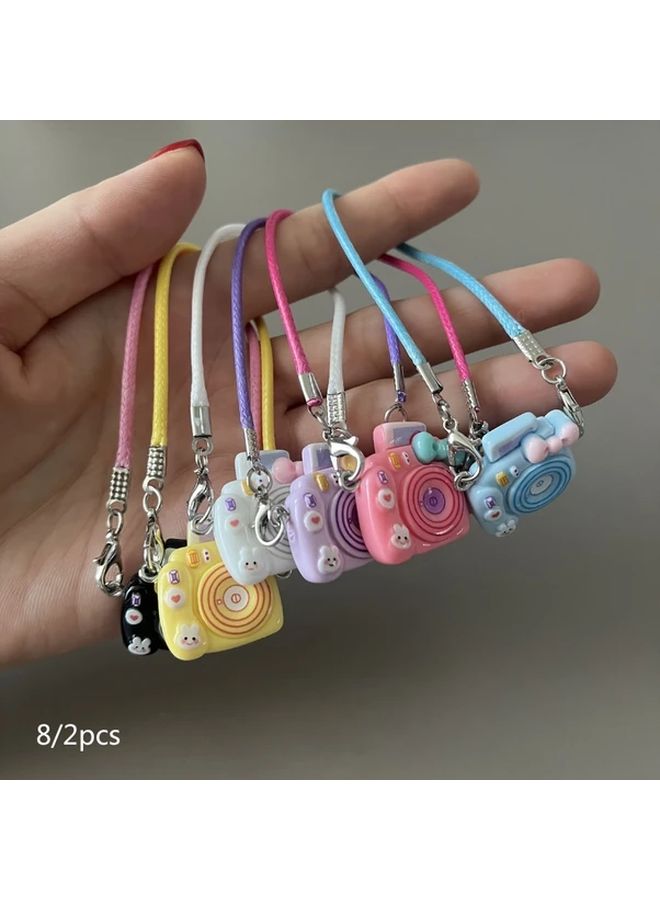 2PCS Mini Camera Doll Pendant Bow Accessory For Model Decorating - Image 3