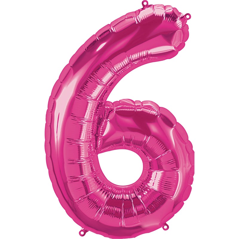 Northstar Number 6Magenta 34 Pink