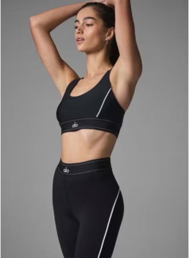 alo Women's Yoga Fitness Set - Moisture-Wicking & Stretch High-Waisted Leggings with Built-in Bra Top for Yoga/Pilates/Running - Image 1