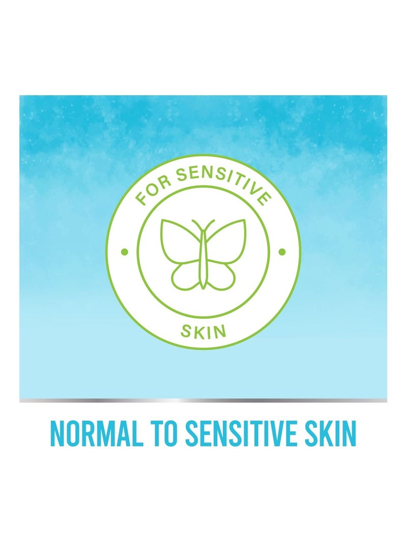 Cool & Cool Make Up Remover Daily Cleansing Wipes for Normal to Sensitive Skin | Effectively removes make-up, 60's