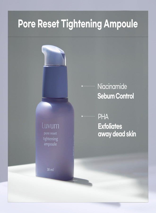 Luvum Pore Reset Ampoule, Niacinamide Serum, PHA, Black Head Remover, 1.01 fl. oz - Image 4