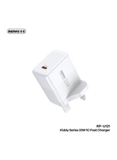 REMAX Remax Kiddy Series 33W 1C Fast Charger White U121  - Image 1