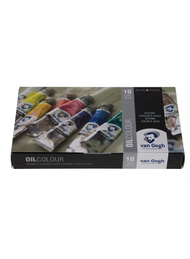 Van Gogh Oil Color Paint, 10x20ml Tubes, Basic Set - Image 1