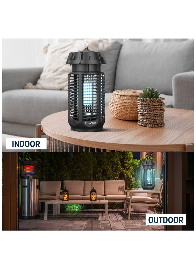 EnvoMart - EnvoMart Electric Mosquito Killer Lamp - 20W UV Waterproof Bug Zapper - Portable Fly, Moth, Gnat & Pest Control Repeller with Standard UK Plug for Indoor - Image 1