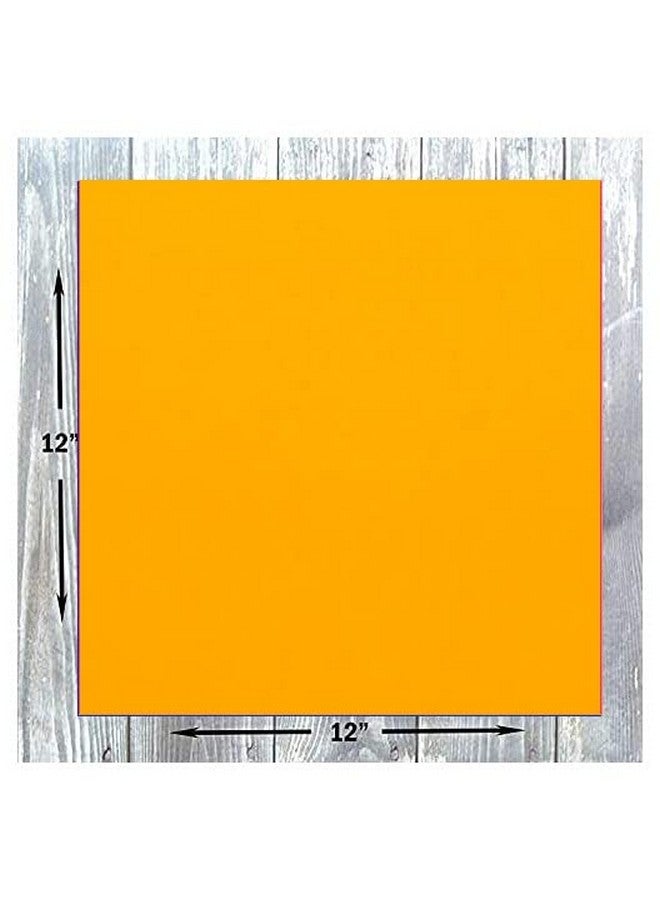 Hamilco Colored Scrapbook Cardstock Paper 12X12 Card Stock Paper 65 Lb Cover 25 Pack (Sun Gold) - Image 2