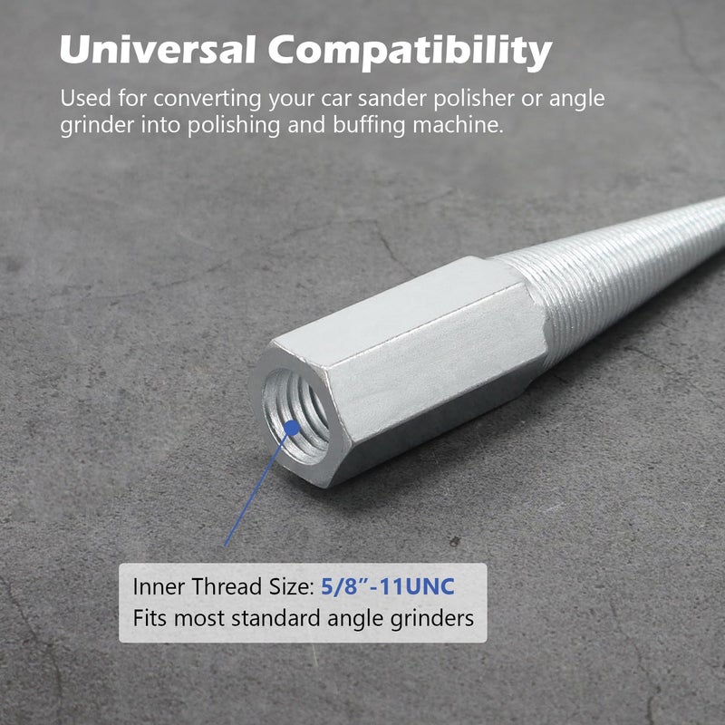BLSGBUIDING 5/8"-11UNC Angle Grinder Adapter, Converts Angle Grinder to Polishing Machine for Buffing, Sanding (1 Pack) - Image 4