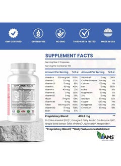 Preconception Plus (180 Capsules) Conception and Fertility Supplement | Physician Formulated Pills to Support Conception | Prenatal Vitamins Best for Women Trying to Conceive