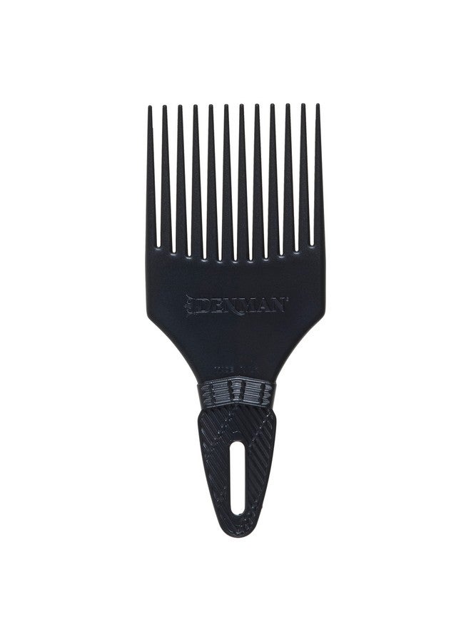 دنمان مشط جاك دين من دينمان (أسود) لتكثيف تجعيدات الشعر لفصلها وتصفيفها وتحديدها وتعزيزها (D17) - Image 1