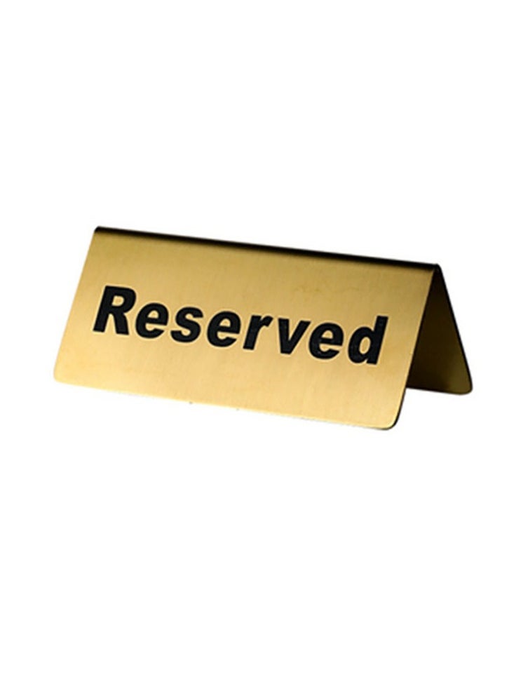 East Lady 6-Piece Reserved Table Signs Reserved Sign Reserved Desk Signs Double Sided Table Stand Tents Sign Reserved Seating Signs for Wedding Restaurant Parties Ceremony  - Image 2