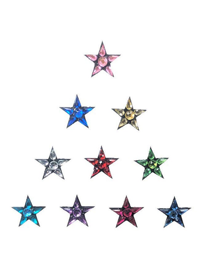 NIBEMINENT Body Art Stickers Face Eye Jewels Multicolour