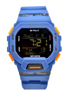 Polit Polit Men's  Digital & Analog Blue Strap Watch  - Image 1