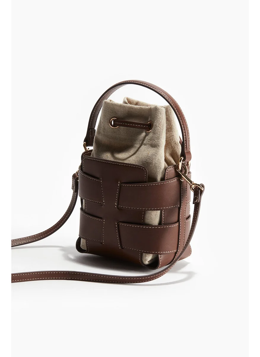 H&M Crossbody Bucket Bag