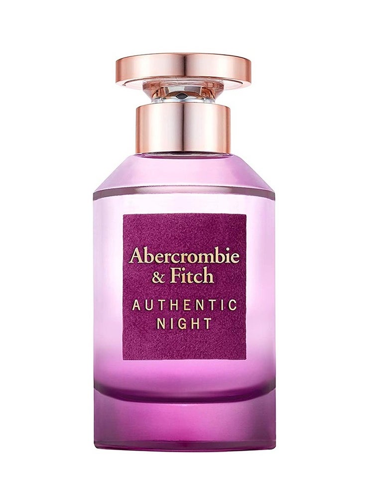 Abercrombie and Fitch Authentic Night Eau De Perfume 100ml  - Image 2