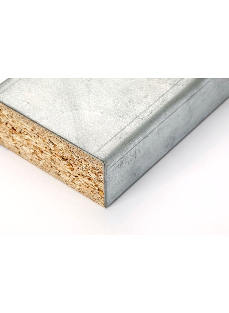 Bott cubio bench worktop steel clad WxDxH: 1500x750x40mm grey - Image 2