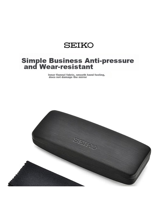 Eyeglass Case, Portable, Crush-Resistant, Original Storage Box *1 (Case + Cleaning Cloth)