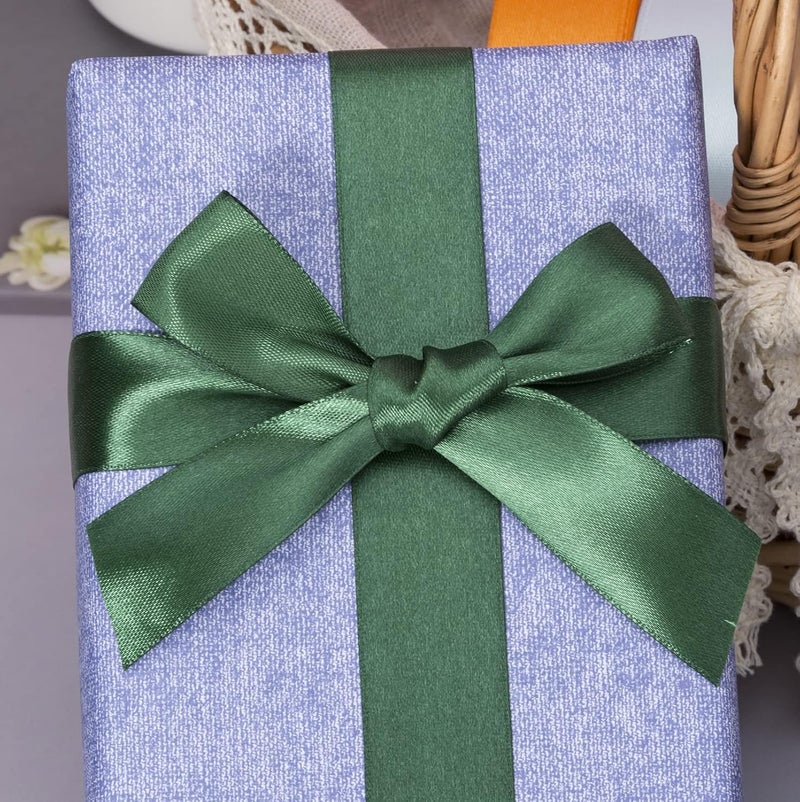 Delite Ribbons MultiPurpose Double Side Satin Ribbon Roll of 18 Meters for Parties Decorations Invitation Card Gift Wrapping and Craft Project Work Dark Green 05 Inch - Image 4