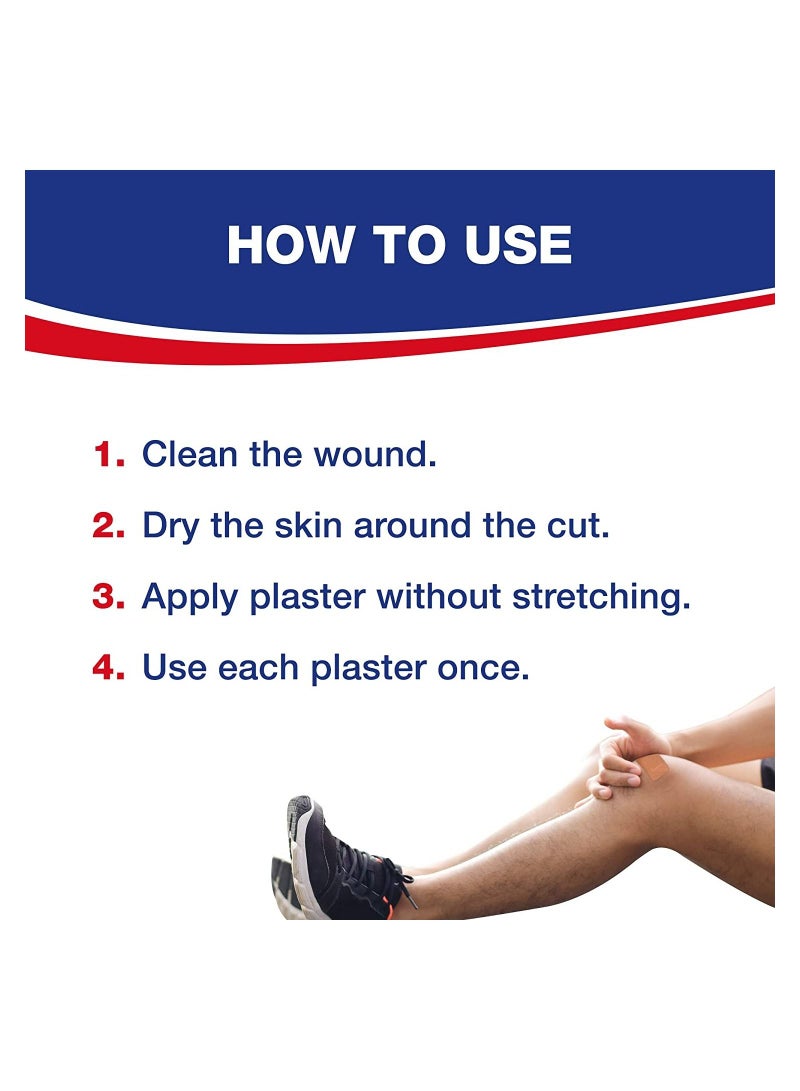 هانزابلاست اللصقات المرنة والمرنة للغاية وقابلة للتنفس 100 شريط - Image 4