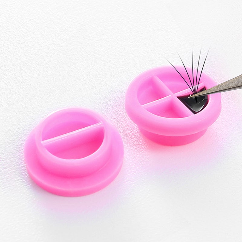 100Pcs Eyelash Extension Glue Cups Holder Grafting Eyelash Tool Pallet Grafting Eye Lashes Tattoo Adhesive Pigment Cups - Image 5