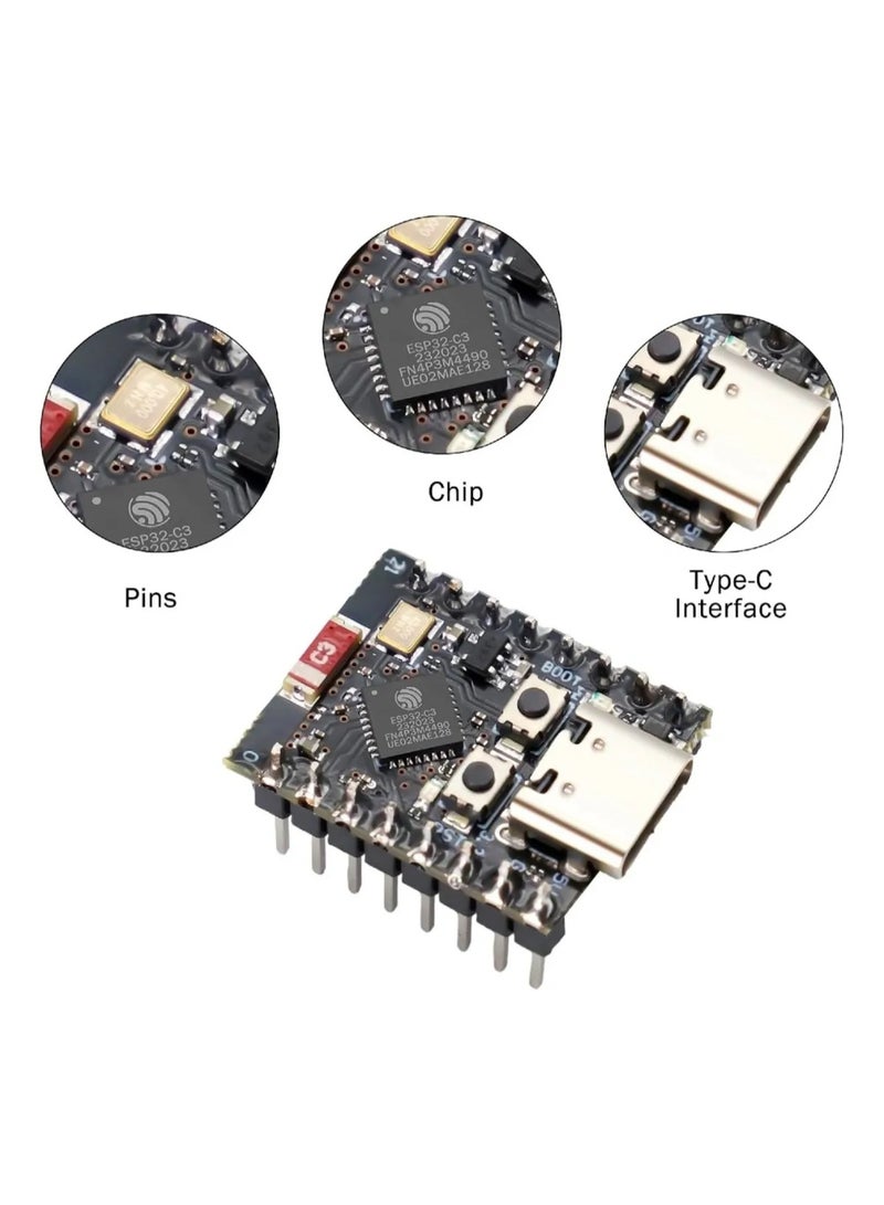 ESP32-C3 Supermini WiFi & Bluetooth Module (2 Pieces) - Image 3