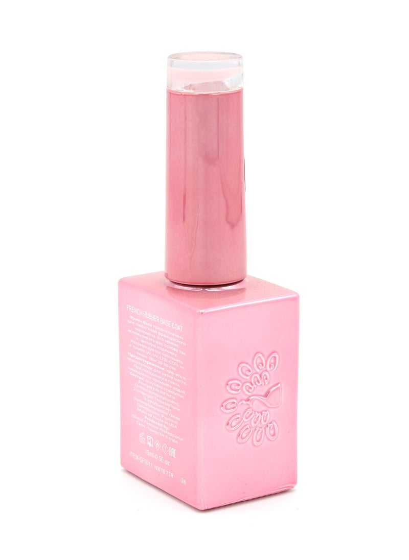 GLOBAL FASHION Global Fashion French Rubber Base Coat 15ml: Long-Lasting, Durable, & Chip-Resistant Gel Nail Polish Base Coat for Manicure and Pedicure | (10)  - Image 5