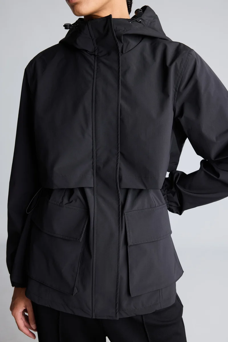 Defacto  Hooded Pockets Windproof Raincoat for Women | Best Price UAE