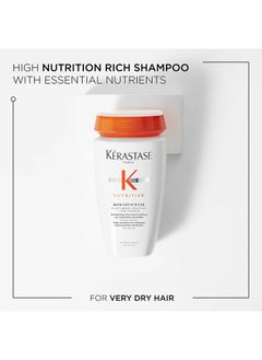KERASTASE Nutritive Bain Satin Riche Plant Based Proteins Niacinamide For Dry Hair 250Ml  - Image 2