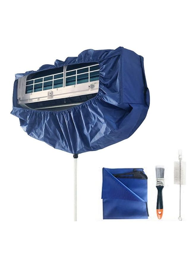 Waterproof Air Conditioner Cleaning Cover Blue - Image 1