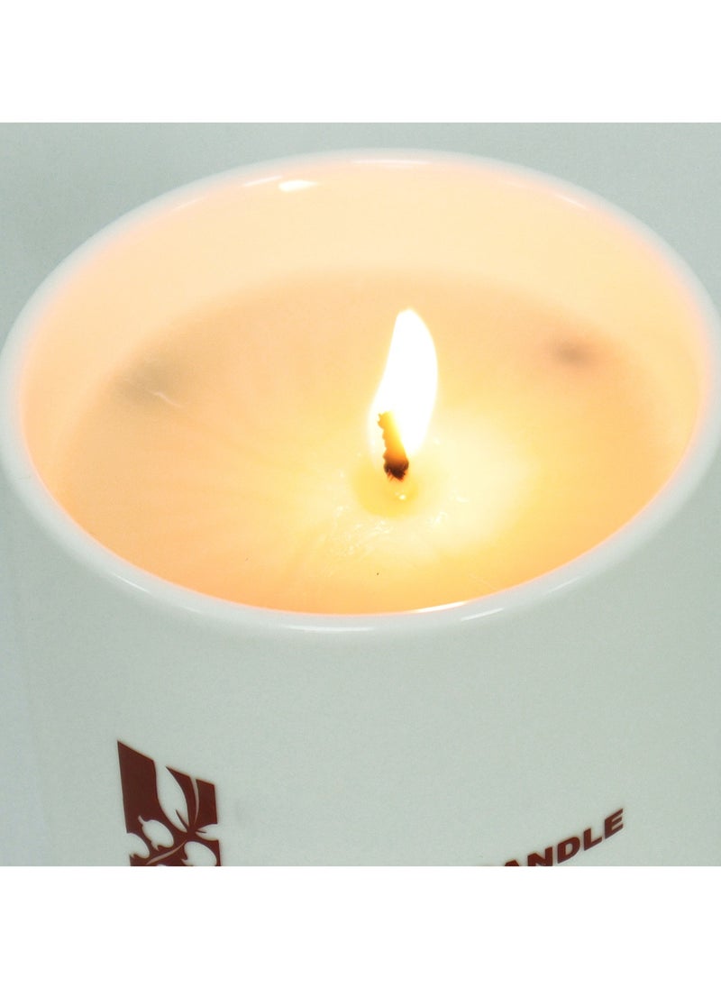 Generic - Aromatherapy Chocolate Scented Candle for Meditation and Relaxation Made with High Quality Soy Wax and Natural Extracts in Elegant Ceramic Arc Base Promotes Deep Sleep, Aroma Stress Relief Gift, 8*8cm - Image 1