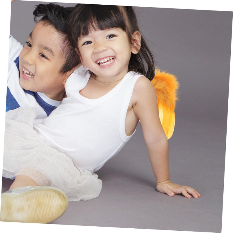 Golden Newborn Photography Wings With Elastic Straps Lightweight Baby Girl Photo Prop - Image 5