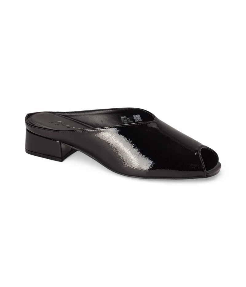 Bata Block Heel Mule Shoes