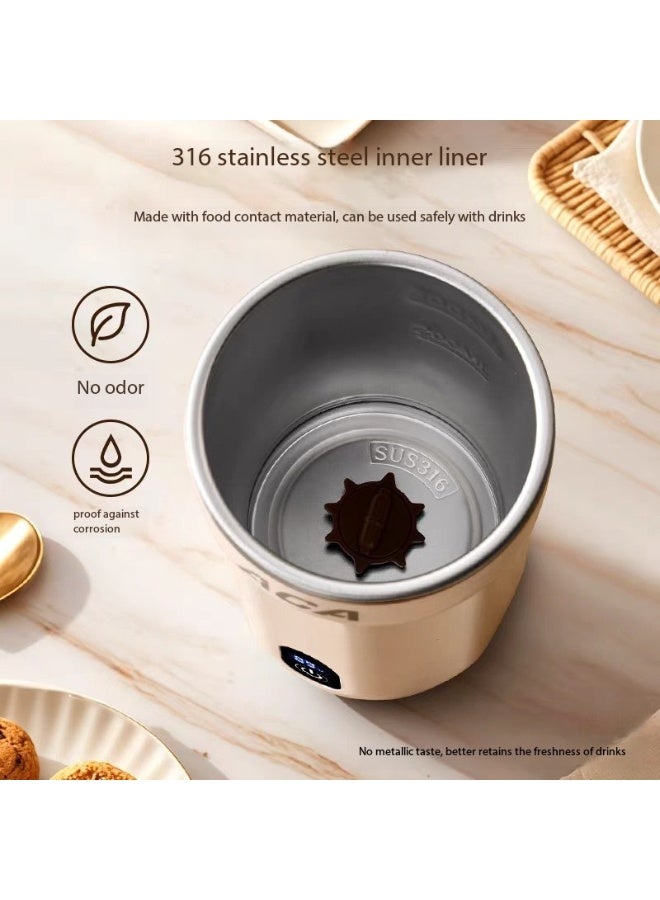 أكا كوب خلط أوتوماتيكي، كوب ماء مغناطيسي كهربائي قابل لإعادة الشحن، لتحضير حليب الصويا، ومسحوق الحليب، والقهوة. - Image 3