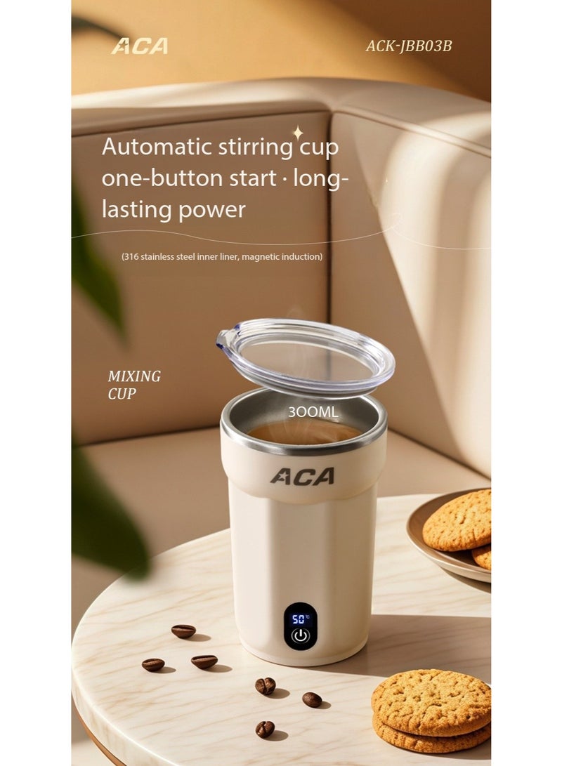 أكا كوب خلط أوتوماتيكي، كوب ماء مغناطيسي كهربائي قابل لإعادة الشحن، لتحضير حليب الصويا، ومسحوق الحليب، والقهوة. - Image 5