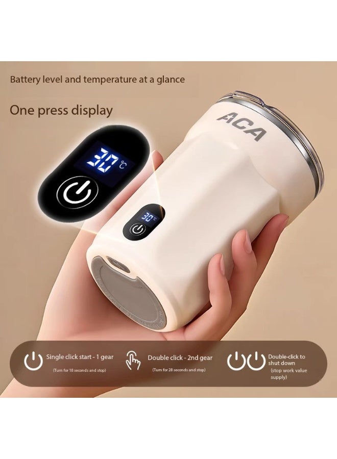 أكا كوب خلط أوتوماتيكي، كوب ماء مغناطيسي كهربائي قابل لإعادة الشحن، لتحضير حليب الصويا، ومسحوق الحليب، والقهوة. - Image 2