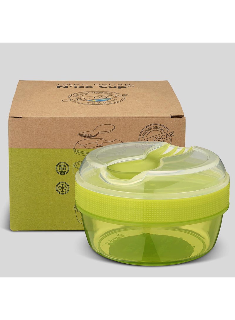 Carl Oscar Carl Oscar Sweden N'Ice Cup™ 0.3L, Snack Box 0.1L With Cooling Disc - Lime - Image 2
