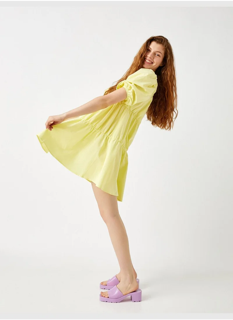 KOTON Button Detailed Dress