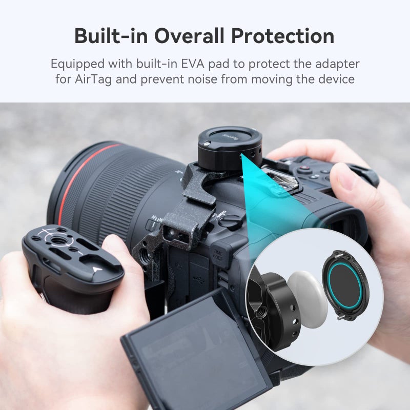SMALLRIG Cage for AirTag with Dual 1/4"-20 Mounting Dual Screw Adapter Compatible Cage Plate - MD4149 - Image 5