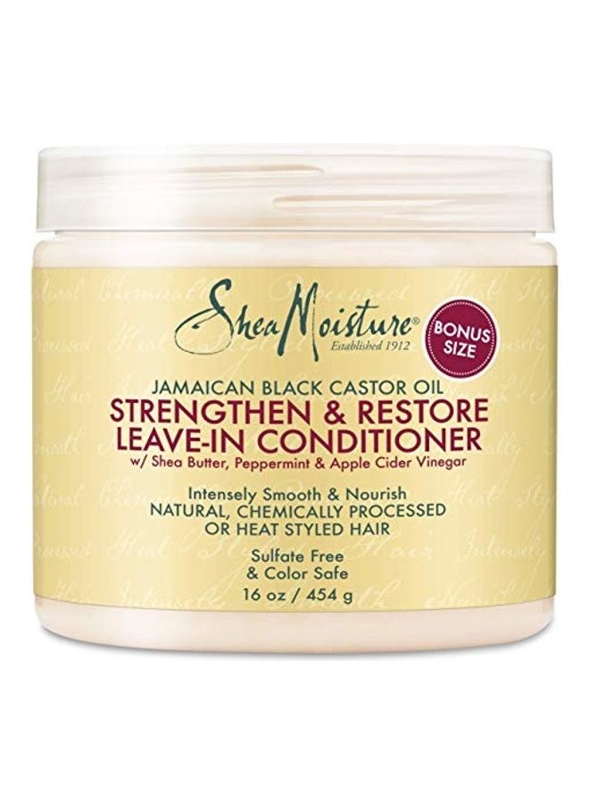 SheaMoisture Strengthen and Restore Leave-In Conditioner Beige - Image 1