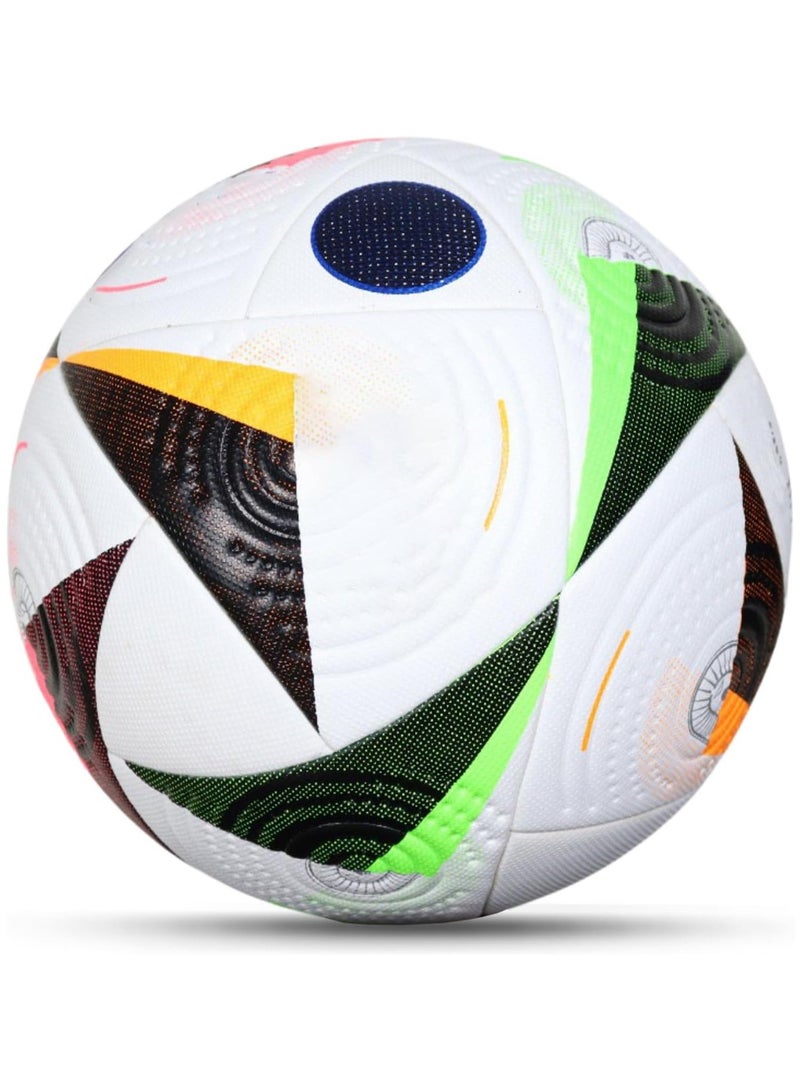 كرة القدم - الحجم 5 ، غطاء ناعم للبالغين من نوع واحد ، الحجم الرسمي والوزن كرة القدم في الهواء الطلق التدريب الرياضي هدية عيد ميلاد كرة القدم للمراهقين والشباب ، مثالية العودة إلى المدرسة أو هدية عيد ميلاد - Image 1